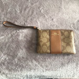 Coach wallet with wrist wrap